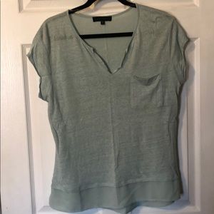 Sanctuary pocket tee with pretty hem detailing